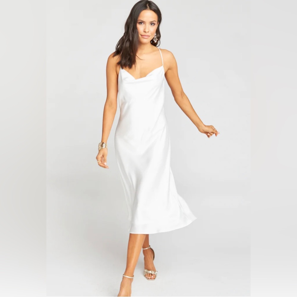 Verona Cowl Dress - Ivory